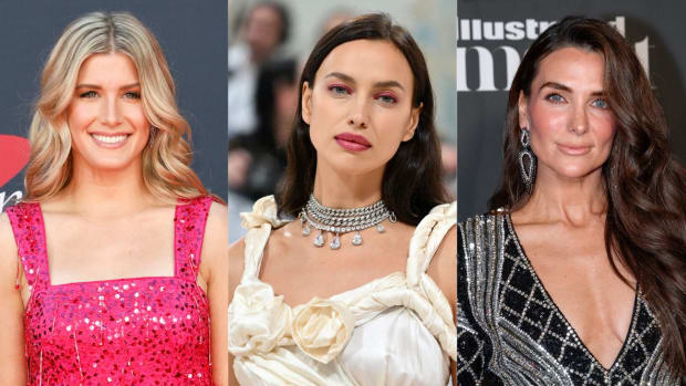 Genie Bouchard, Irina Shayk and Melissa Wood-Tepperberg